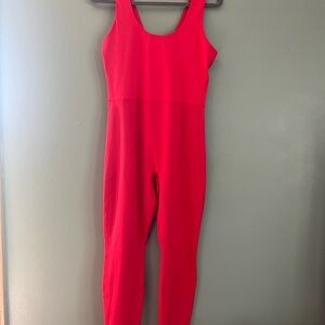 All in Motion Red Jumpsuit